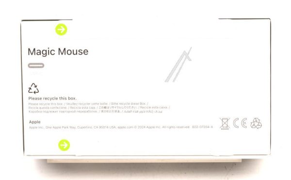 MXK63Z/ A MAGIC MOUSE - BLACK MULTI-TOUCH SURFACE