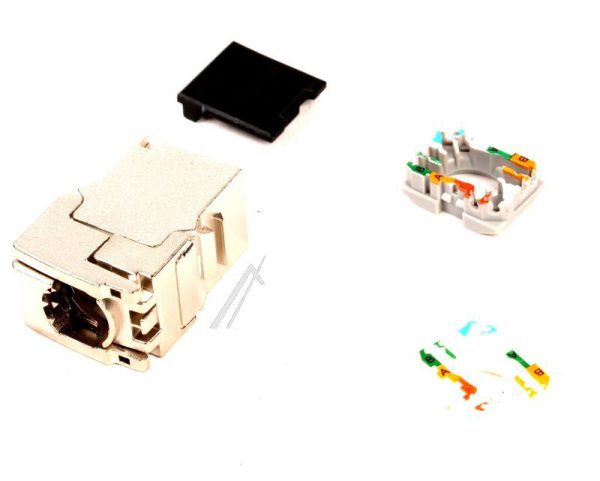 E-20094 RJ45 KEYSTONE SLIMLINE/  SHORTBODY CAT.6A