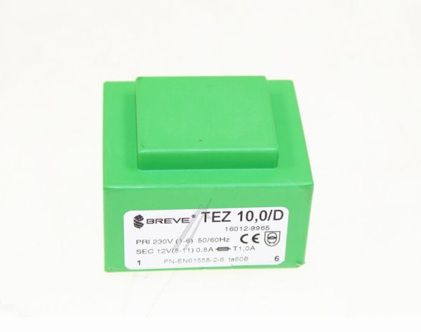 12V-833MA 44267 PRINTTRAFO,  230V EI48 10,0VA 42,5X50,5X34,7MM