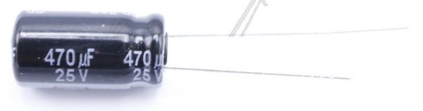 470UF-25V EEUFR1E471Y ELCO RADIAAL 105° 8X15MM.