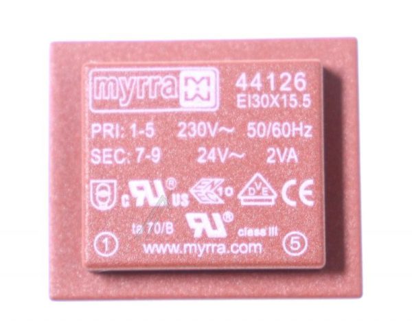 24V-83MA 44126 PRINTTRAFO 230V EI30 2,0VA 32,5X27,5X26,5MM 83MA