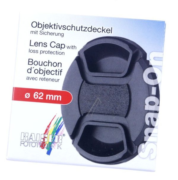 6837 KAISER OBJEKTIVDECKEL SNAP-ON 62MM
