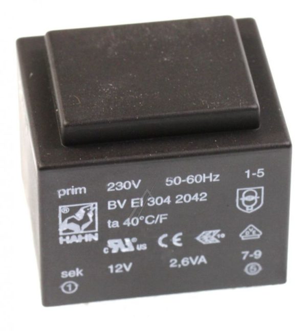 12V-217MA BVEI3042042 PRINTTRAFO 230V EI30 2,6VA 32,6X27,6X34,0MM 217M