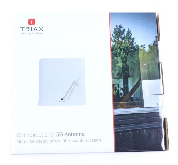 O5A 06W 109602 OMNIDIREKTIONALE ANNTENNE FÜR 4G/ 5G EMPFANG,  VERSTÄRKUNG 4-6 DB,  ANSCHLUSSKABEL WEISS