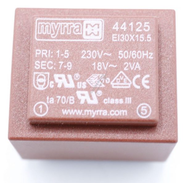 18V-111MA 44125 PRINTTRAFO 230V EI30 2,0VA 32,6X27,6X26,3MM 111M