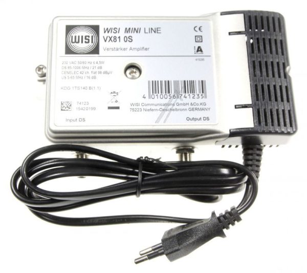 VX 81 0S 76746 HUISAANSLUITINGS-VERSTERKER 21DB 1 GHZ NA KDG 1TS140, 1 STUKS