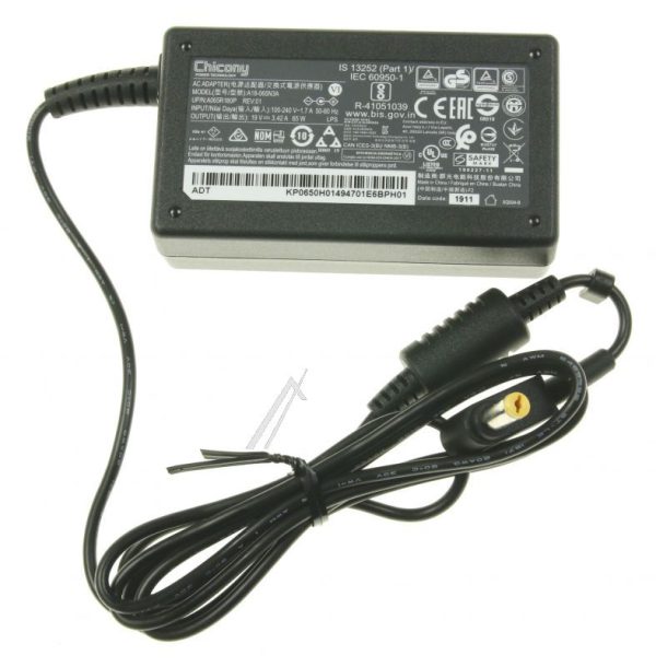 KP.0650H.014 ADAPTER AC 65W 19V 1.7X5.5X11 A065R180P