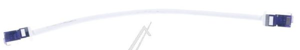 SUPERFLEX PATCHKABEL CAT6A,  RJ45, S/ FTP,  WEISS,  0,25M