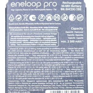 LR06 BK-3HCDE/ 2BE ENELOOP PRO,  READY TO USE AKKU,  AA 2500MAH,  2 PER BLISTER