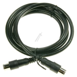 F-QUICK-AANSLUITKABEL STEKER/ STEKER CLASS:A,  ZWART 1,5MTR.