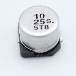 10UF-25V EEE-1EA100NP SMD-ELKO BIPOLAIR 85° 6,3X5,4MM