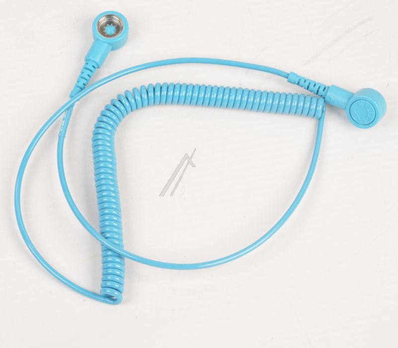 KS-57086 PREMIUM SPULENSCHNUR BLAU MIT 10MM DRUCKKNOPF AN BEIDEN ENDEN. 1.8M LANG