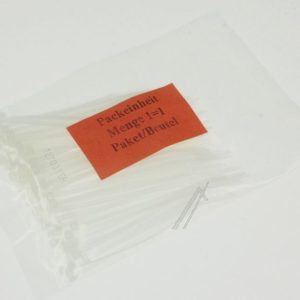 KABELBINDERS 100X2,5MM. NATUREL,  100STUKS