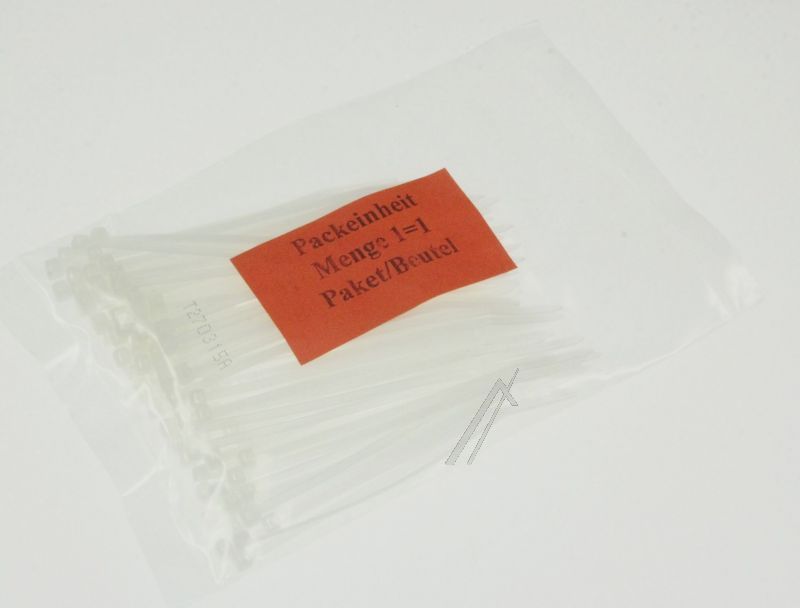 KABELBINDERS 100X2,5MM. NATUREL, 100STUKS