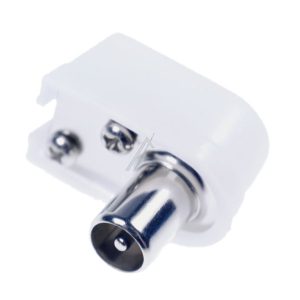 WST10532 KOAX-WINKELSTECKER,  WEISS